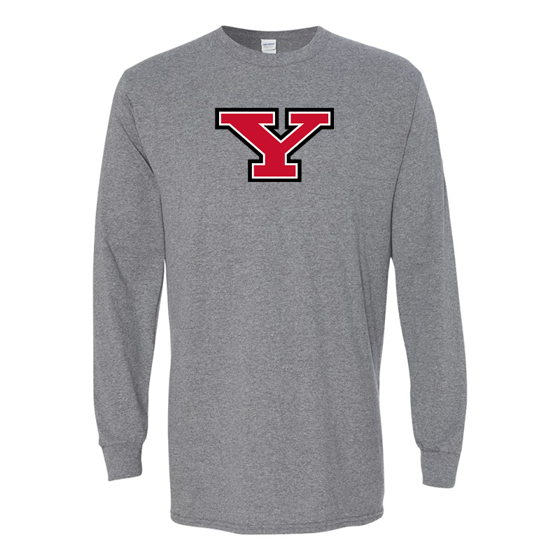 Men's Youngstown State Penguins Gildan Heavy Cotton Long Sleeve T-Shirt